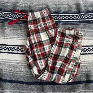Old Navy red plaid pajama pants with drawstring waist size small